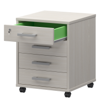 Тумба подкатная (4 ящика) Арго АТЛ-04 Ясень шимо